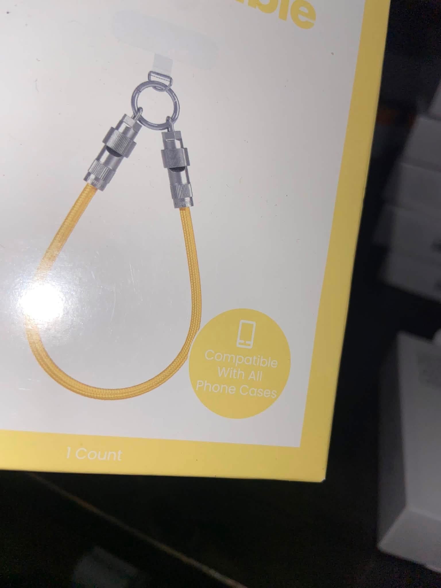 2-in-1 Universal Phone Wristlet USB-C Cable