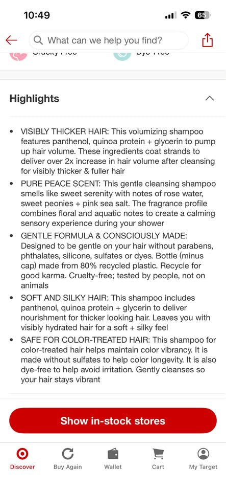 Method Volumizing Shampoo
