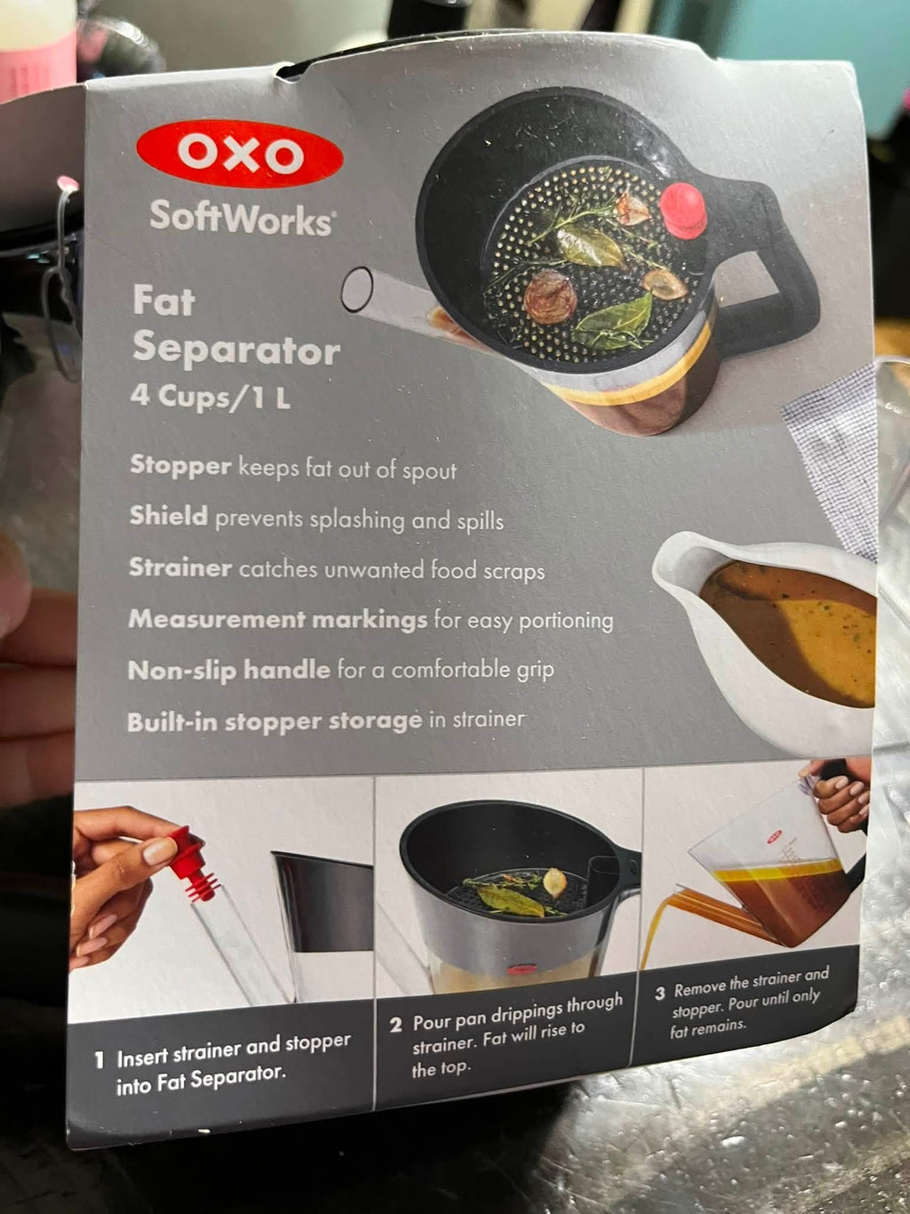 OXO Good Grips Good Gravy 4-Cup Fat Separator