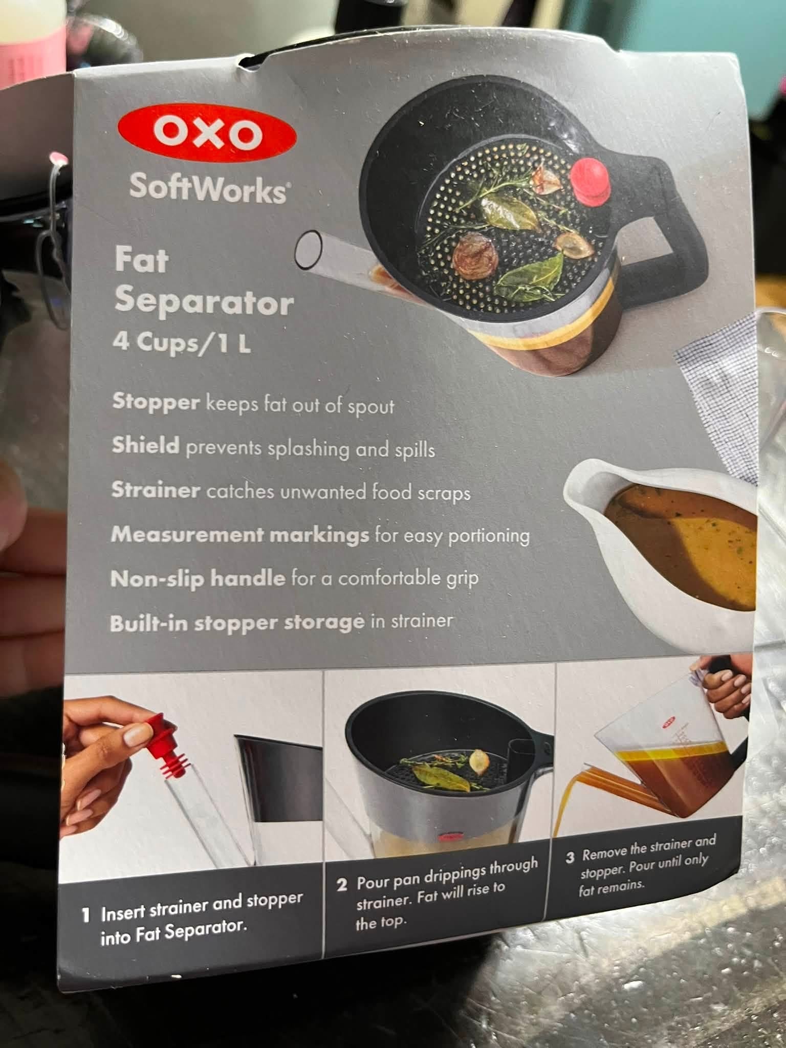 OXO Good Grips Good Gravy 4-Cup Fat Separator