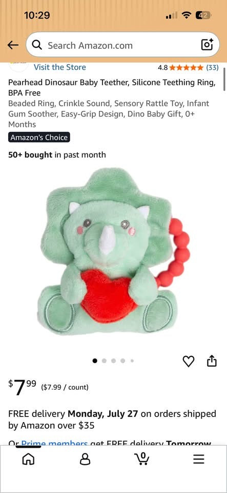Silicone Teething Ring