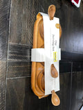 Wooden Dip Serving Set