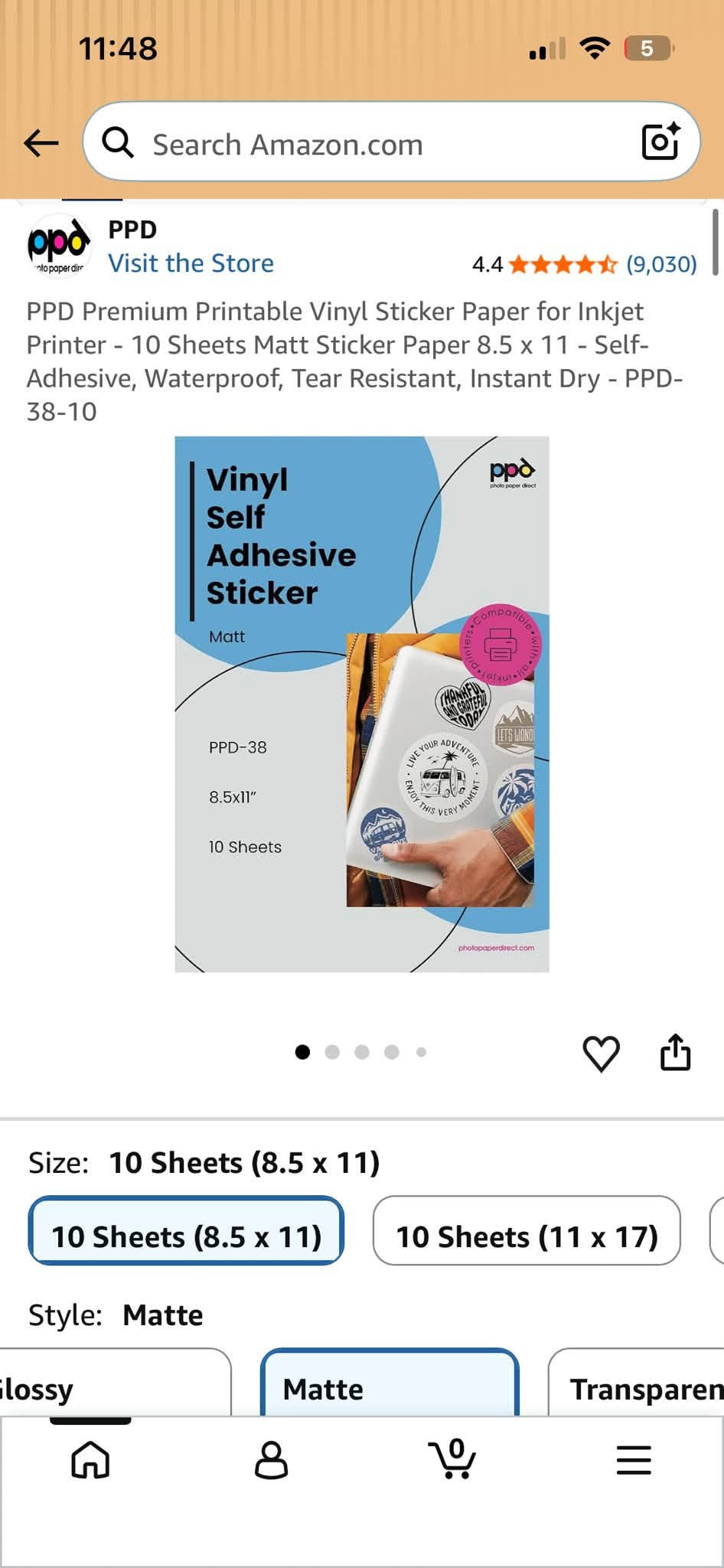 Vinyl Sticker Self Adhesive
