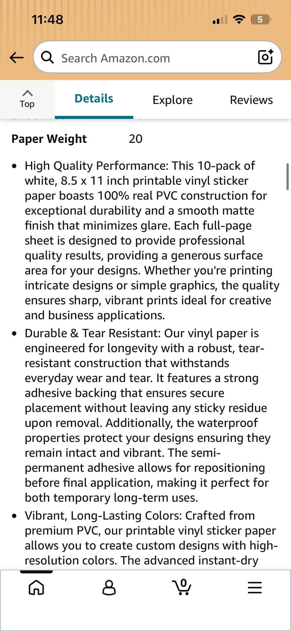 Vinyl Sticker Self Adhesive