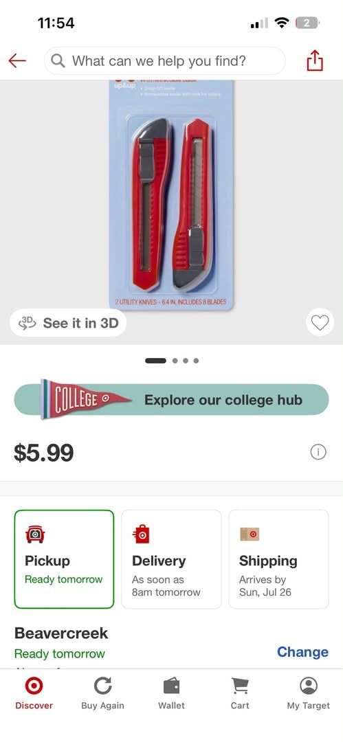 2pk Utility Knife Set