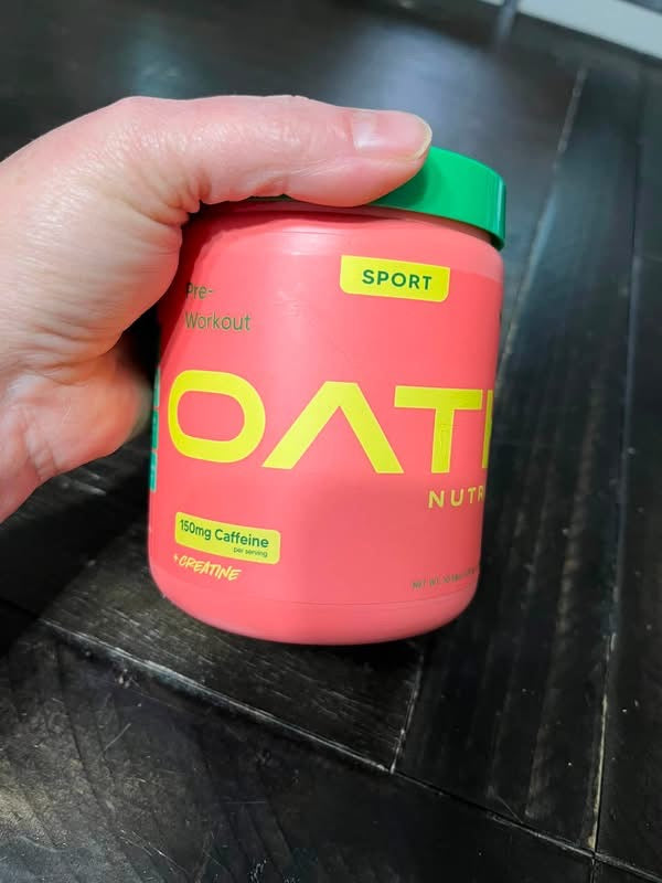 Oath Nutrition Sport Sugar Free Pre-Workout Powder