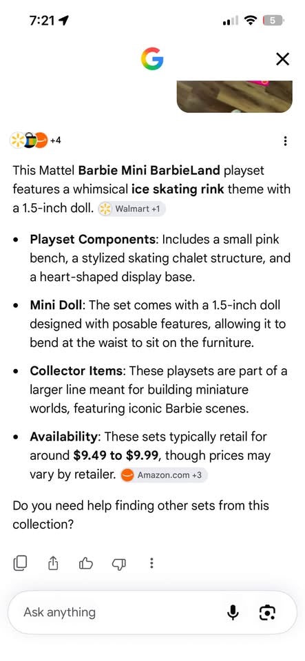 Mini Barbie Land Playset