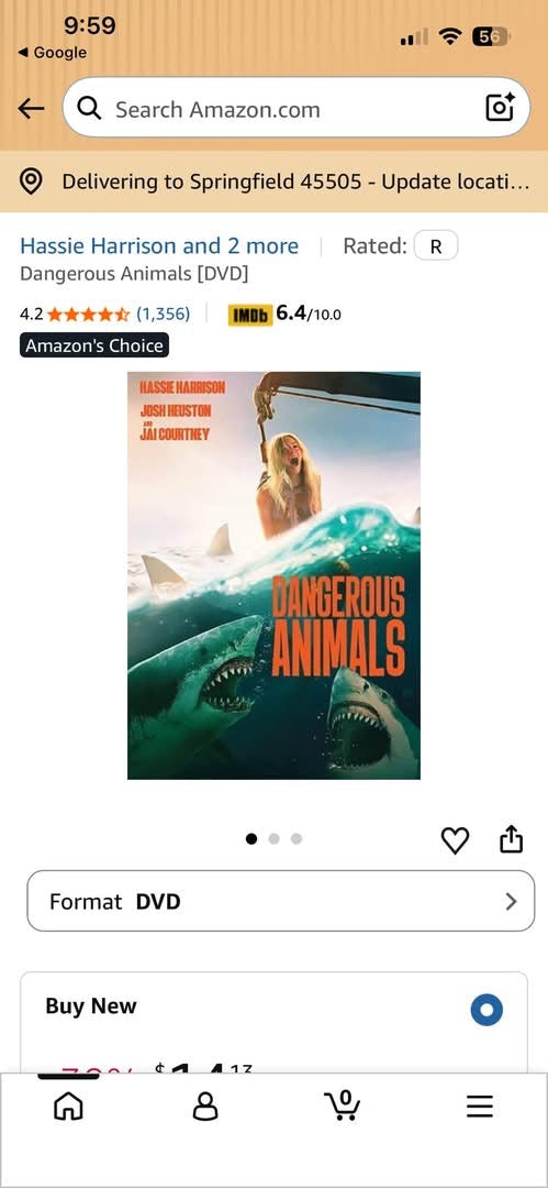 Dangerous Animals - Blu Ray 4K Ultra HD