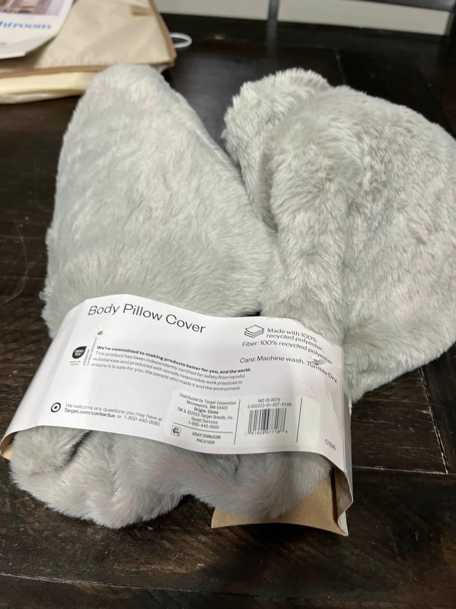 Faux Fur Body Pillow Cover