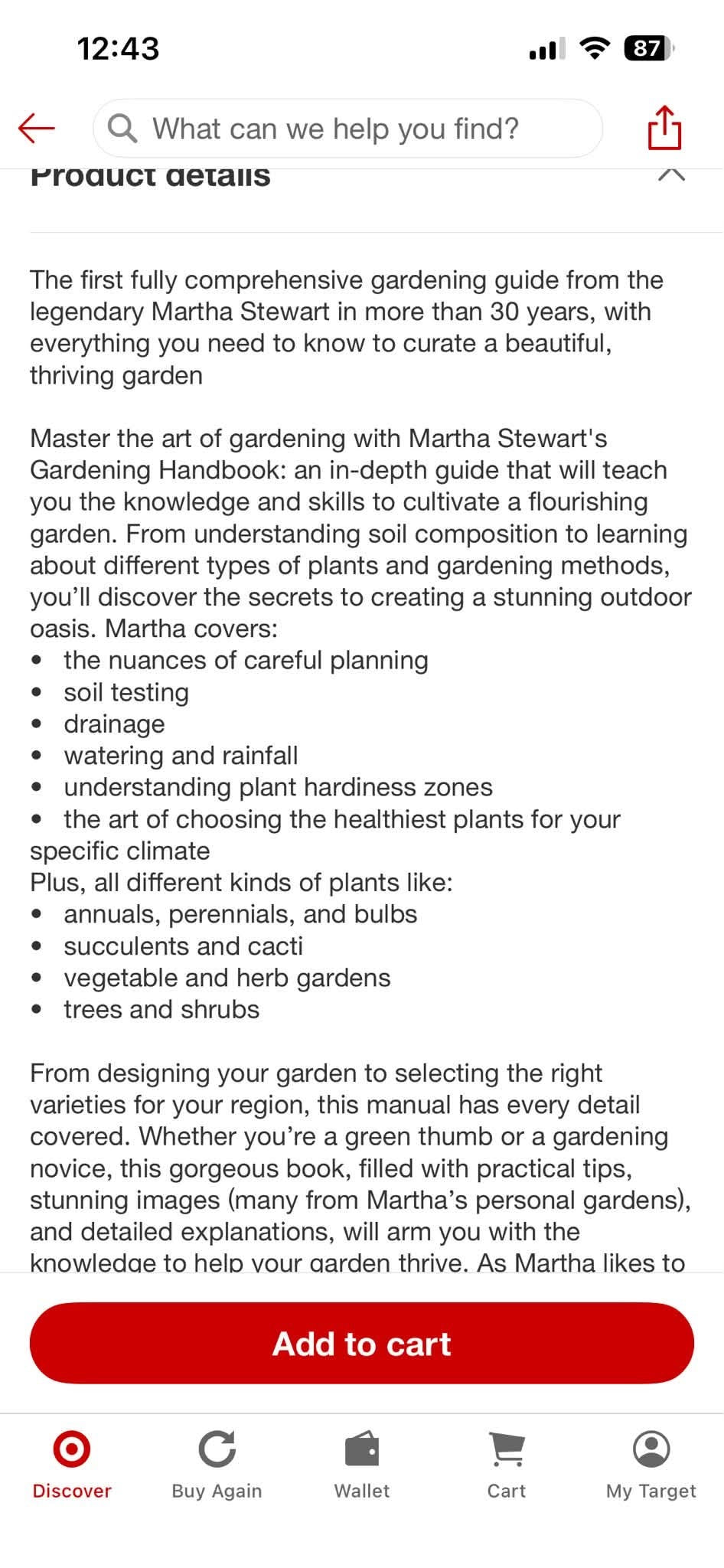 Martha Stewart Gardening Handbook