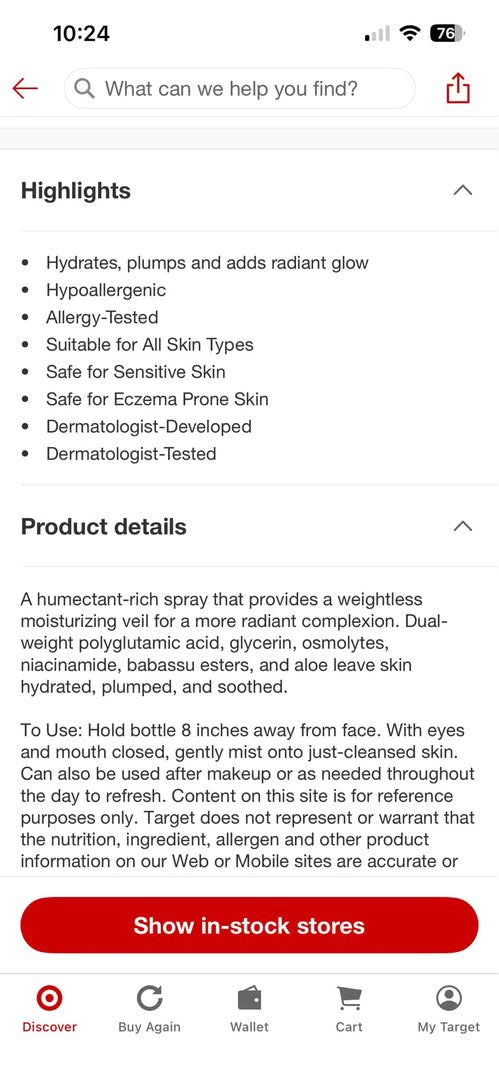 Prequel Multi Quench Hydration Face Mist