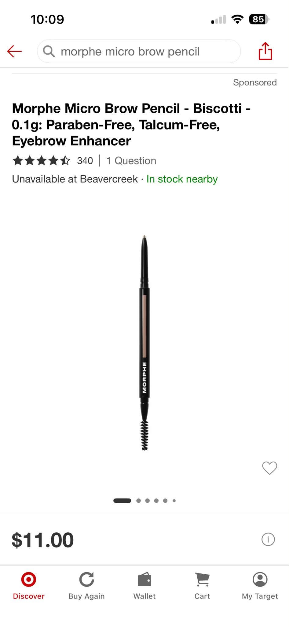 Morphe Micro Brow Pencil - Almond