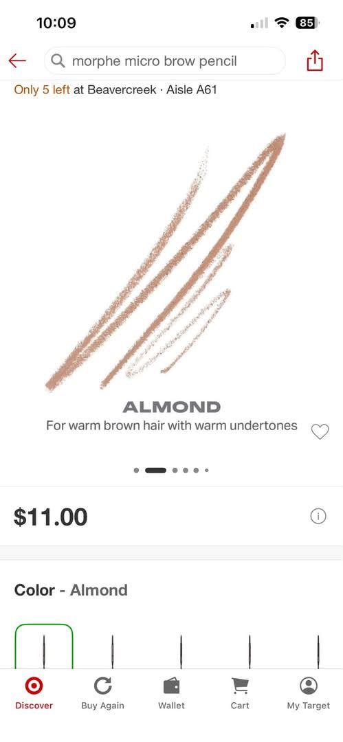 Morphe Micro Brow Pencil - Almond