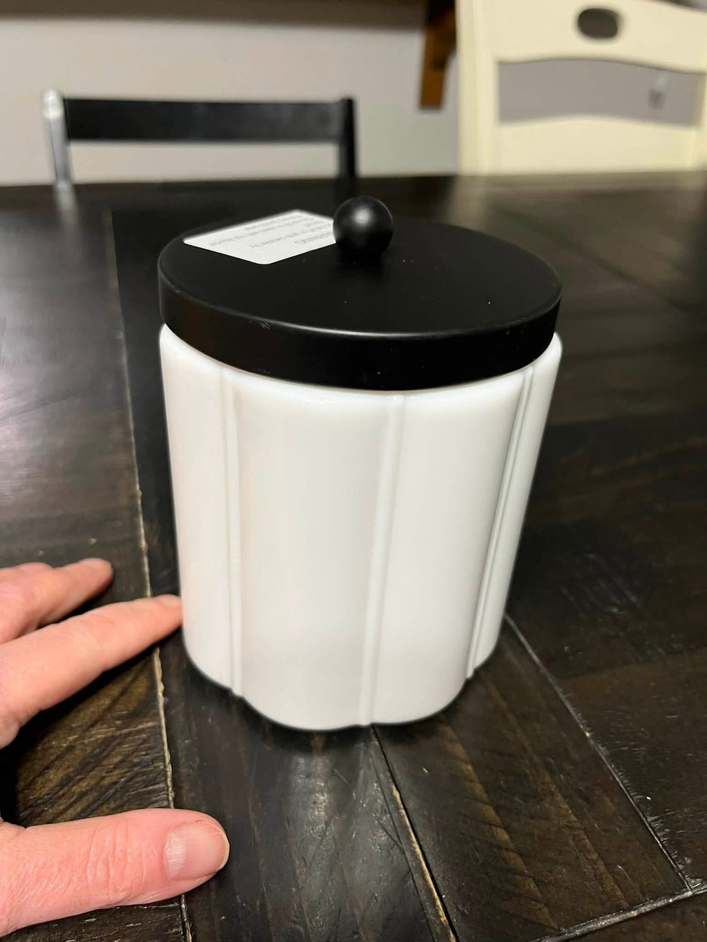 Glass Bathroom Canister