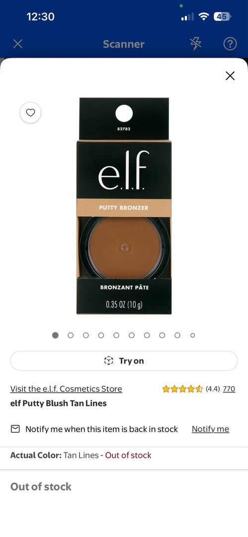 Elf Putty Bronzer - Shade “Tan Lines”