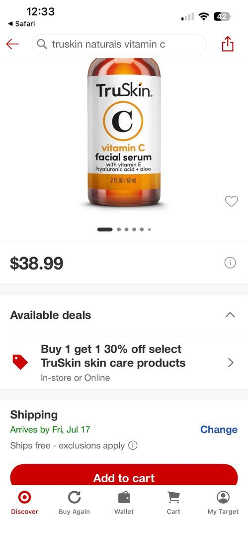 TruSkin Vitamin C Facial Serum