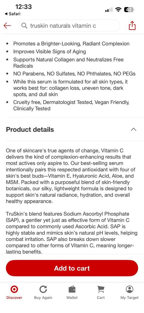 TruSkin Vitamin C Facial Serum