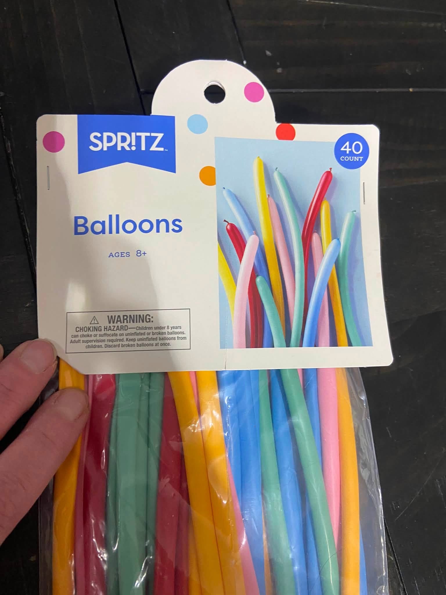 40ct Latex Free Party Balloons