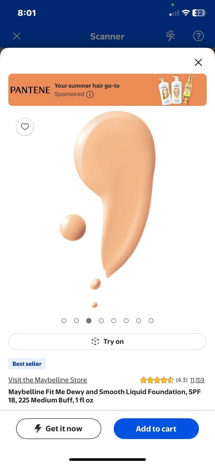 Maybelline Fit Me Dewy & Smooth Liquid Foundation