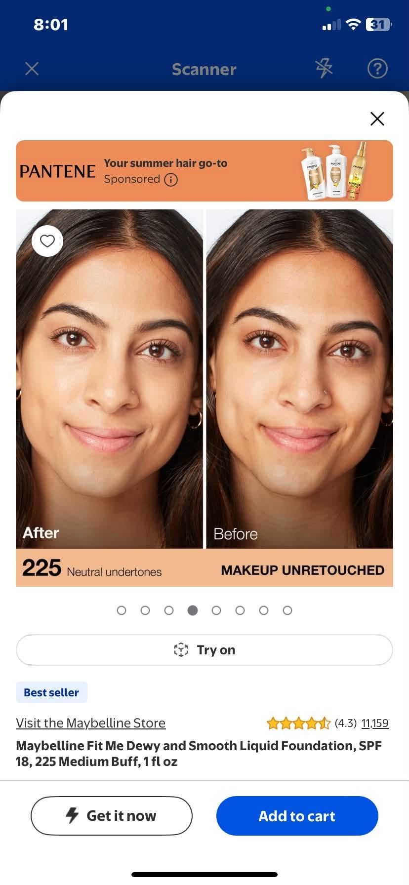 Maybelline Fit Me Dewy & Smooth Liquid Foundation