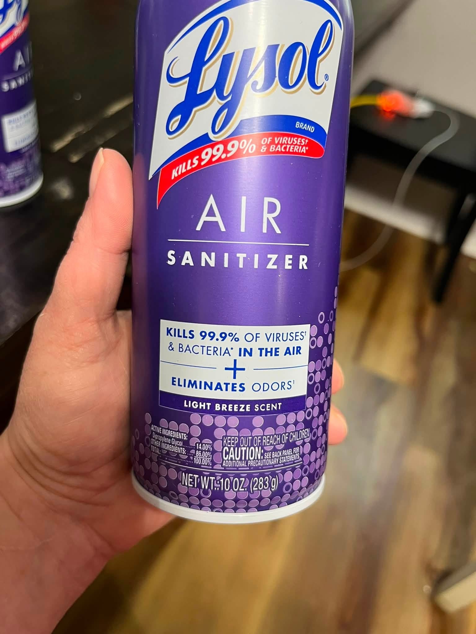 Lysol Air Sanitizer- Light Breeze Scent