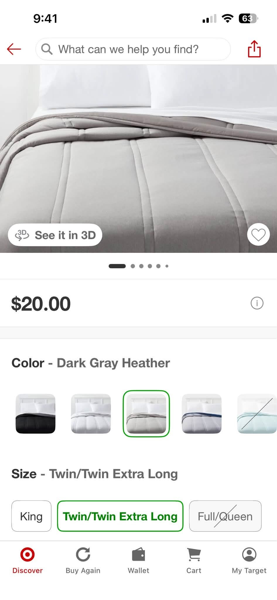 T/TXL Reversible Comforter