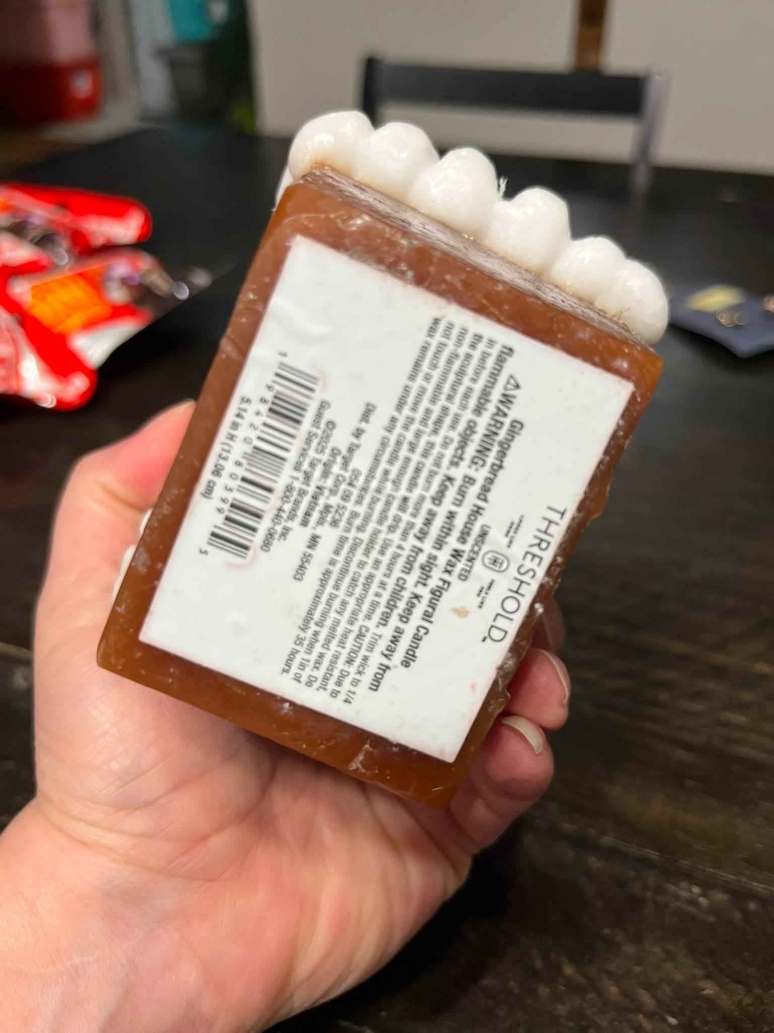 Gingerbread Candle