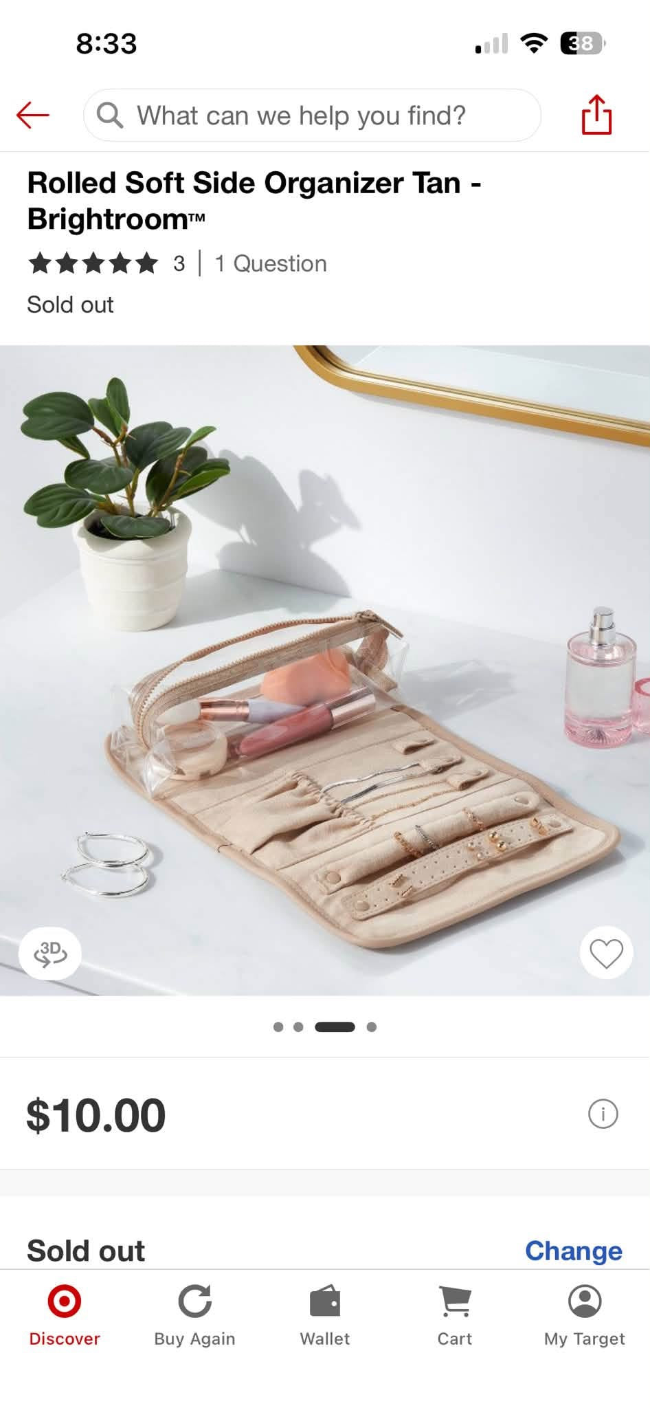 Rolled Soft Side Travel Accessory Organizer