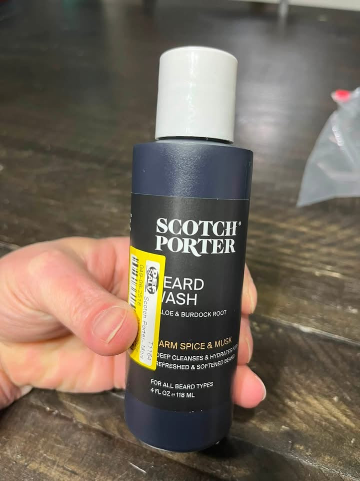 Scotch Porter Beard Wash - Warm Spice & Musk