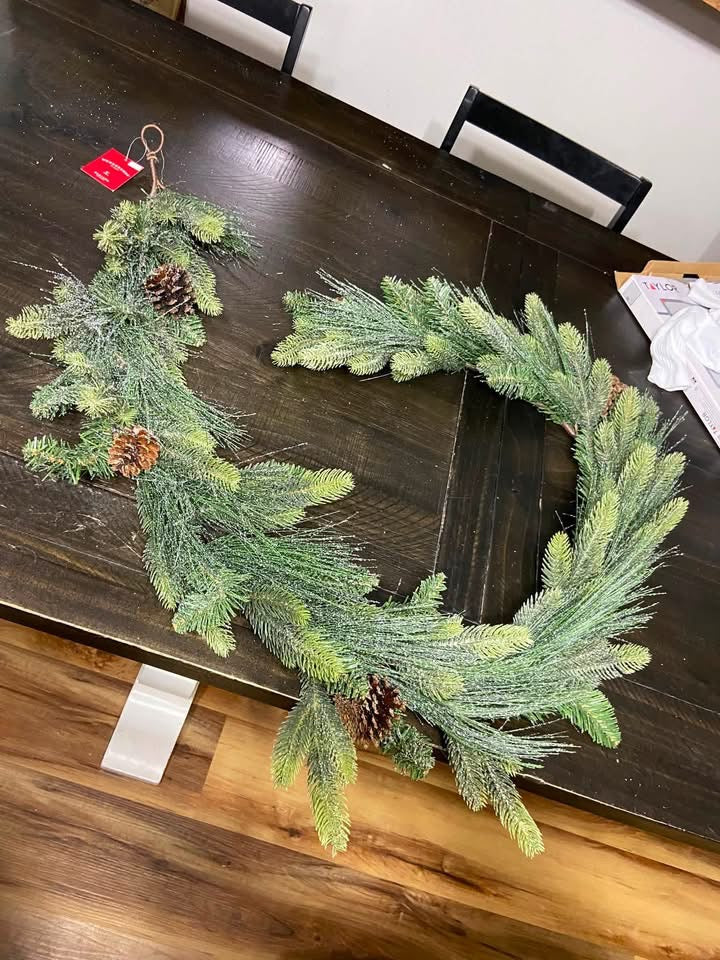 Wondershop 6' Unlit Garland with Pinecones